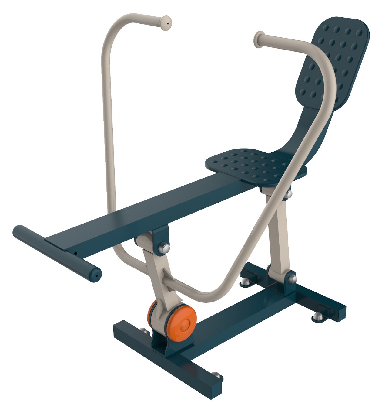 舒華室外小區健身器材-自重式劃船器JLG-08